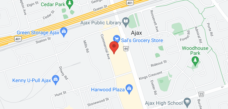 map of #206 -172 HARWOOD AVE S